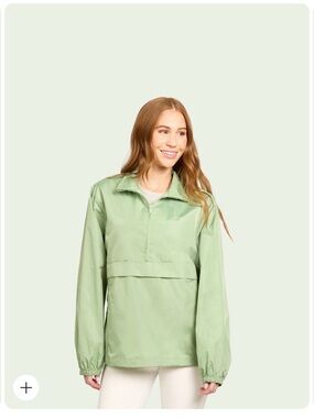 Bala Light Green Pullover Utility Jacket